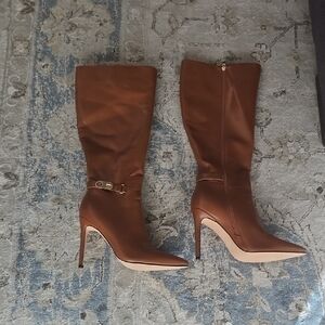 Elegant Brown High Heel Boots